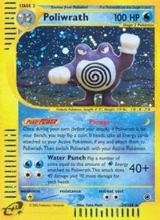Poliwrath (24) Reverse Holofoil - Expedition