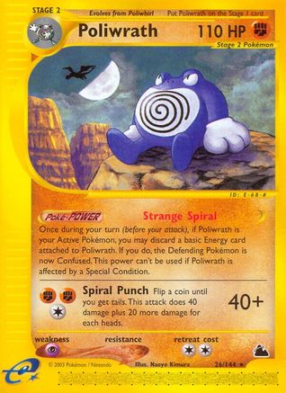 Poliwrath (26) Reverse Holofoil - Skyridge