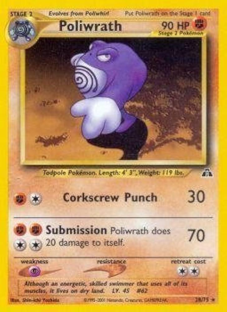 Poliwrath (28) (Unlimited) - Neo Discovery