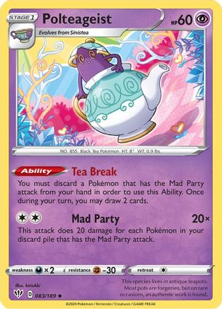 Polteageist (83) Reverse Holofoil - Darkness Ablaze