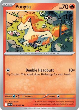 Ponyta (29) Reverse Holofoil - Destined Rivals