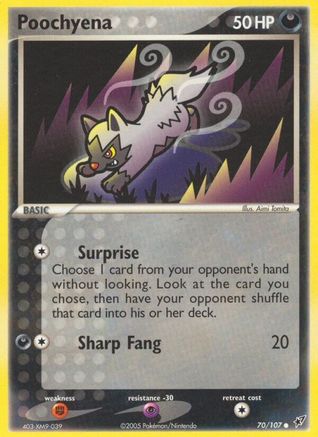 Poochyena (70) Reverse Holofoil - Deoxys