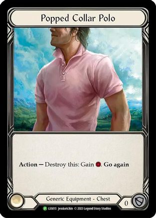 Popped Collar Polo (LSS015) Cold Foil - Flesh and Blood: Promo Cards