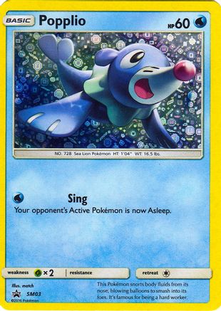 Popplio (General Mills Promo) (SM03) Holofoil - Miscellaneous Cards & Products