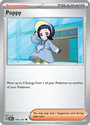 Poppy (193) Reverse Holofoil - Obsidian Flames