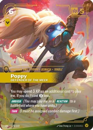 Poppy – Defender of the Meek (178) Foil - Unleashed