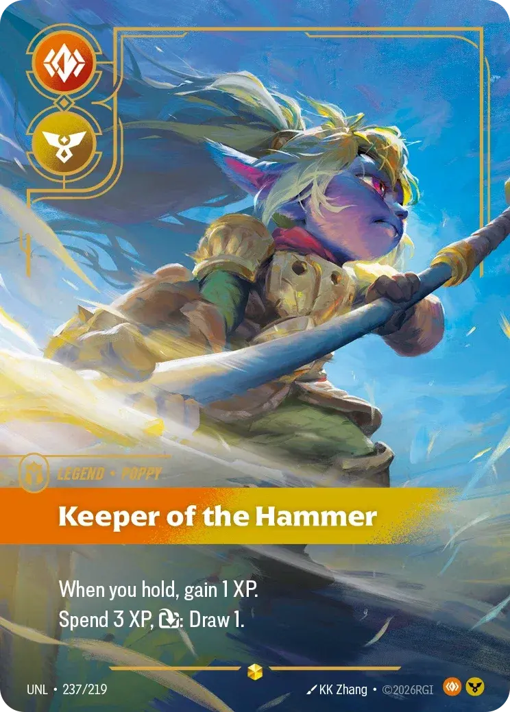 Poppy – Keeper of the Hammer (Overnumbered) (237) Foil - Unleashed