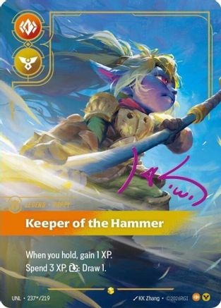 Poppy – Keeper of the Hammer (Signature) (237) Foil - Unleashed