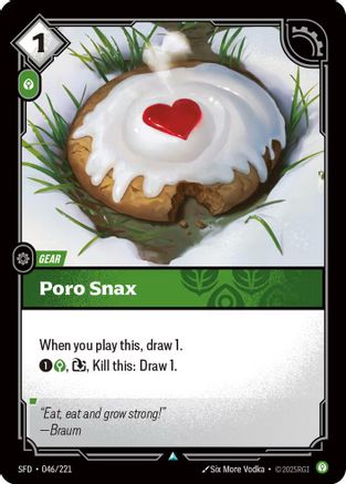 Poro Snax (046) Foil - Spiritforged