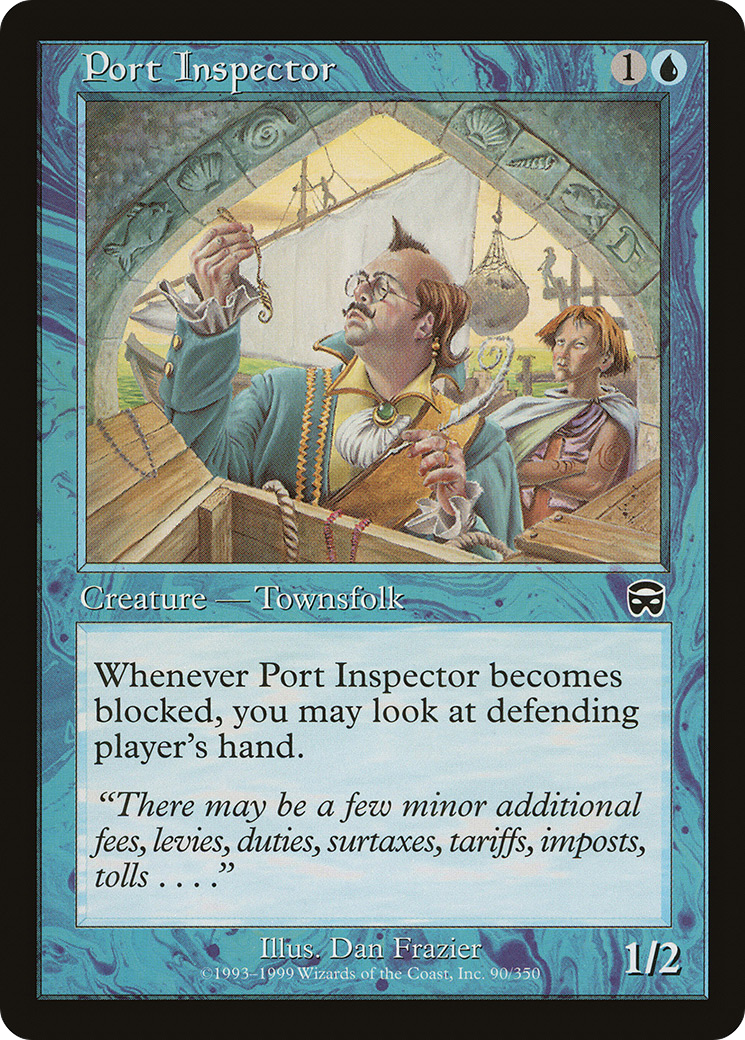 Port Inspector (090) Foil - Mercadian Masques