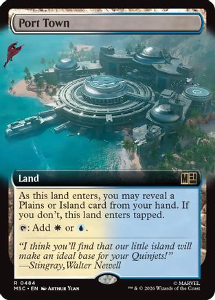 Port Town (Extended Art) (484) - Commander: Marvel Super Heroes