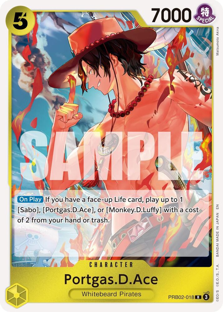 Portgas.D.Ace (PRB02-018) Foil