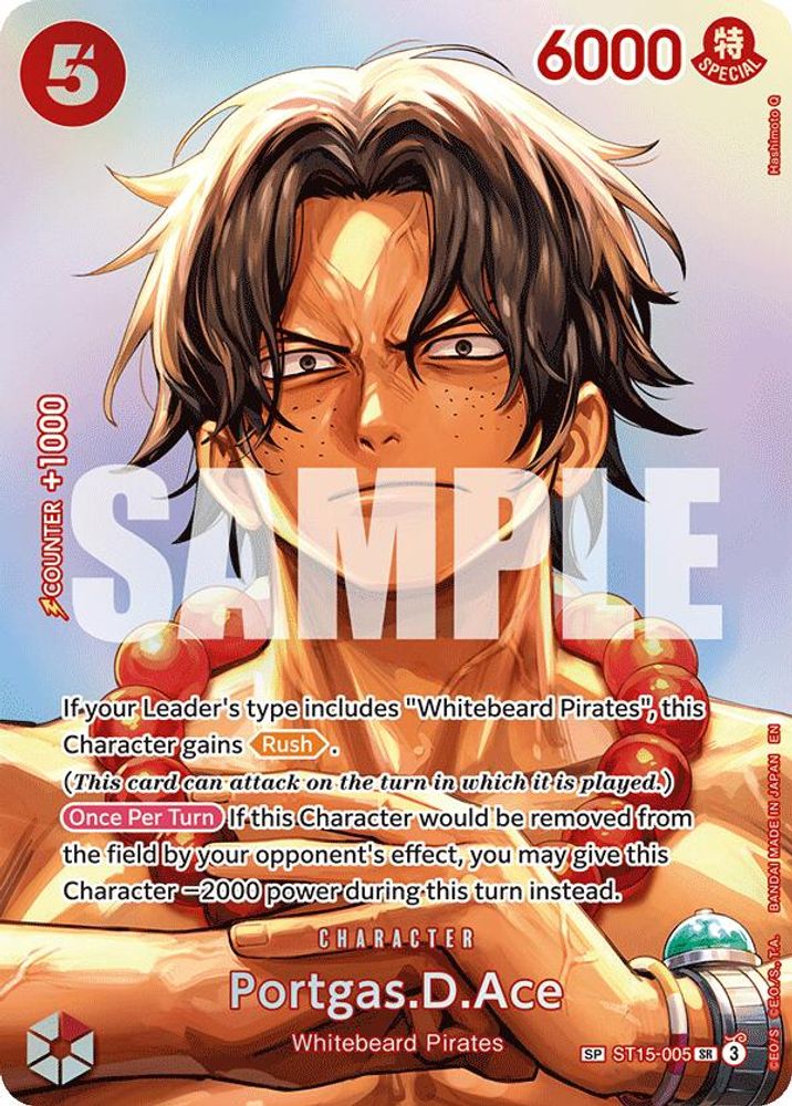 Portgas.D.Ace (SP) (ST15-005) Foil