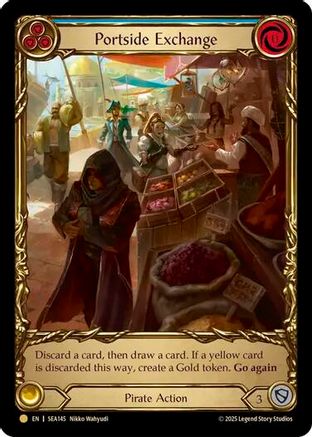 Portside Exchange (Extended Art) (SEA145) Cold Foil - High Seas