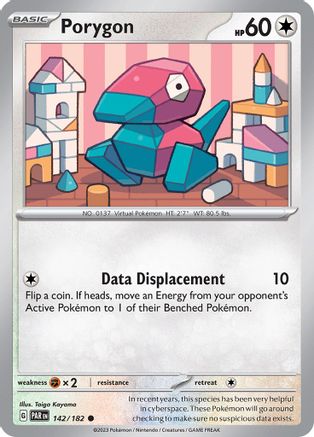 Porygon (142) Reverse Holofoil - Paradox Rift