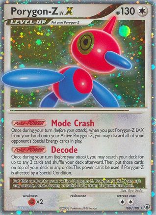 Porygon-Z LV.X (100) Holofoil - Majestic Dawn