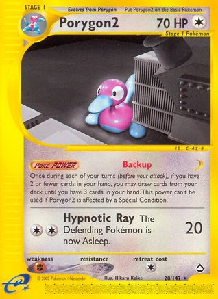 Porygon2 (28) Reverse Holofoil - Aquapolis