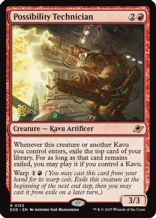 Possibility Technician (Prerelease) (153) Foil - Edge of Eternities