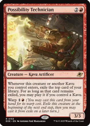Possibility Technician (Promo Pack) (153) Foil - Edge of Eternities
