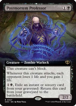 Postmortem Professor (Extended Art) (327) - Secrets of Strixhaven