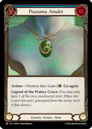 Pounamu Amulet (SEA195) - High Seas