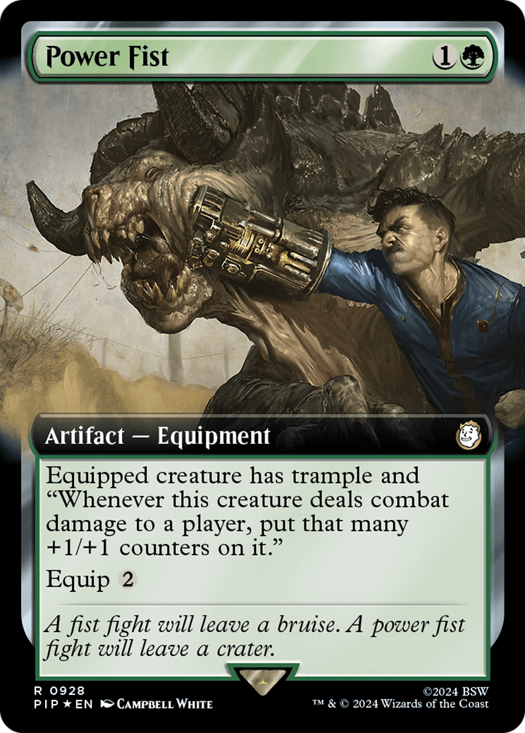 Power Fist (Extended Art) (928) Surge Foil - Fallout