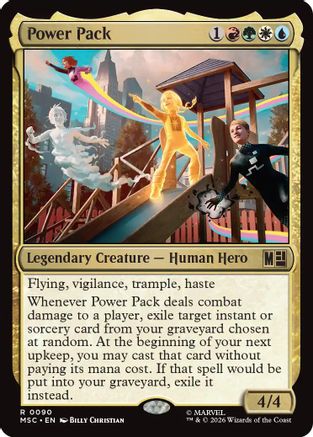 Power Pack (090) Surge Foil - Commander: Marvel Super Heroes