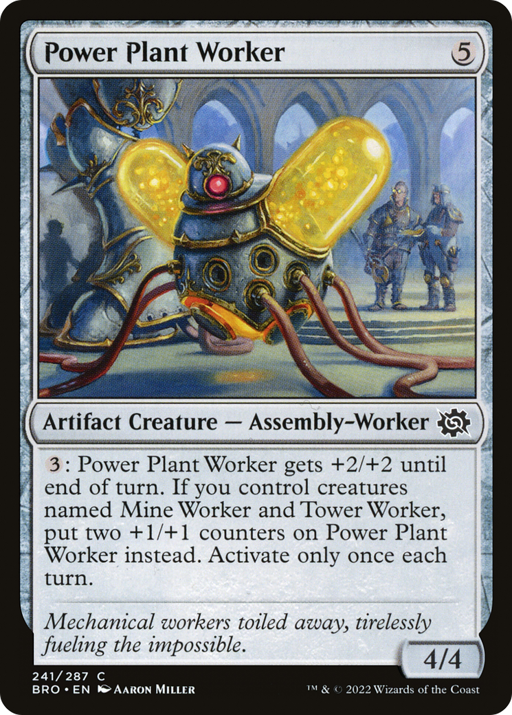 Power Plant Worker (241) - The Brothers' War Foil