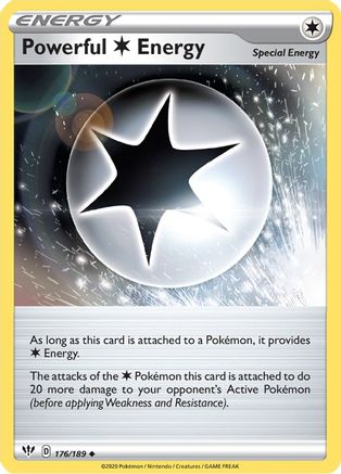 Powerful C Energy (176) Reverse Holofoil - Darkness Ablaze
