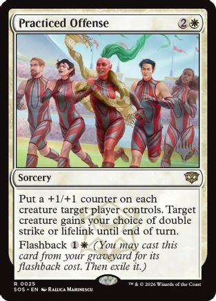 Practiced Offense (Promo Pack) (025) - Secrets of Strixhaven