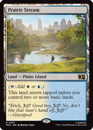 Prairie Stream (257) Surge Foil - Commander: Marvel Super Heroes