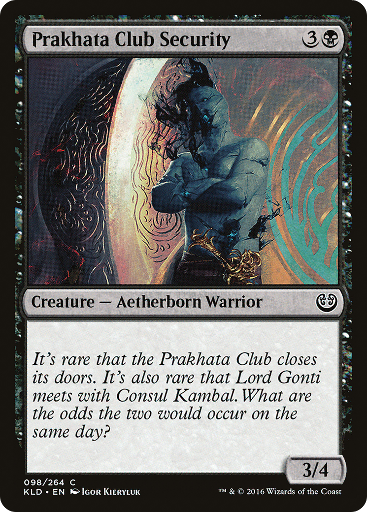 Prakhata Club Security (098) Foil - Kaladesh