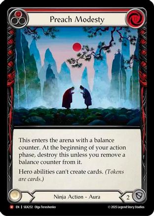 Preach Modesty (SEA252) Rainbow Foil - High Seas