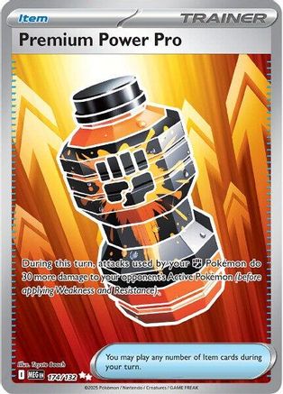 Premium Power Pro (Full Art) (174) Holofoil - Mega Evolution