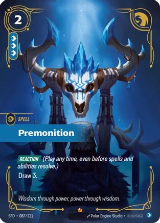 Premonition (087) Foil - Spiritforged