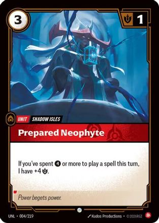 Prepared Neophyte (004) - Unleashed