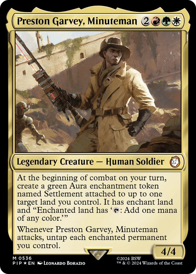 Preston Garvey, Minuteman (536) Surge Foil - Fallout