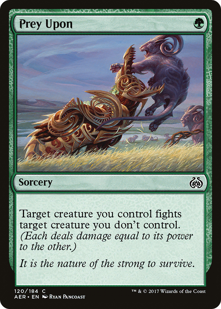 Prey Upon (120) Foil - Aether Revolt