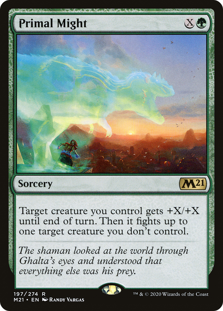 Primal Might (197) - Core Set 2021 Foil