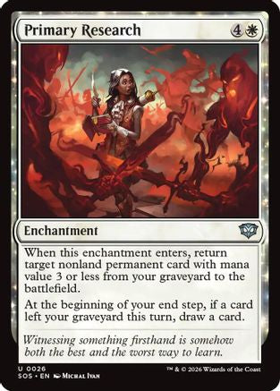 Primary Research (026) Foil - Secrets of Strixhaven