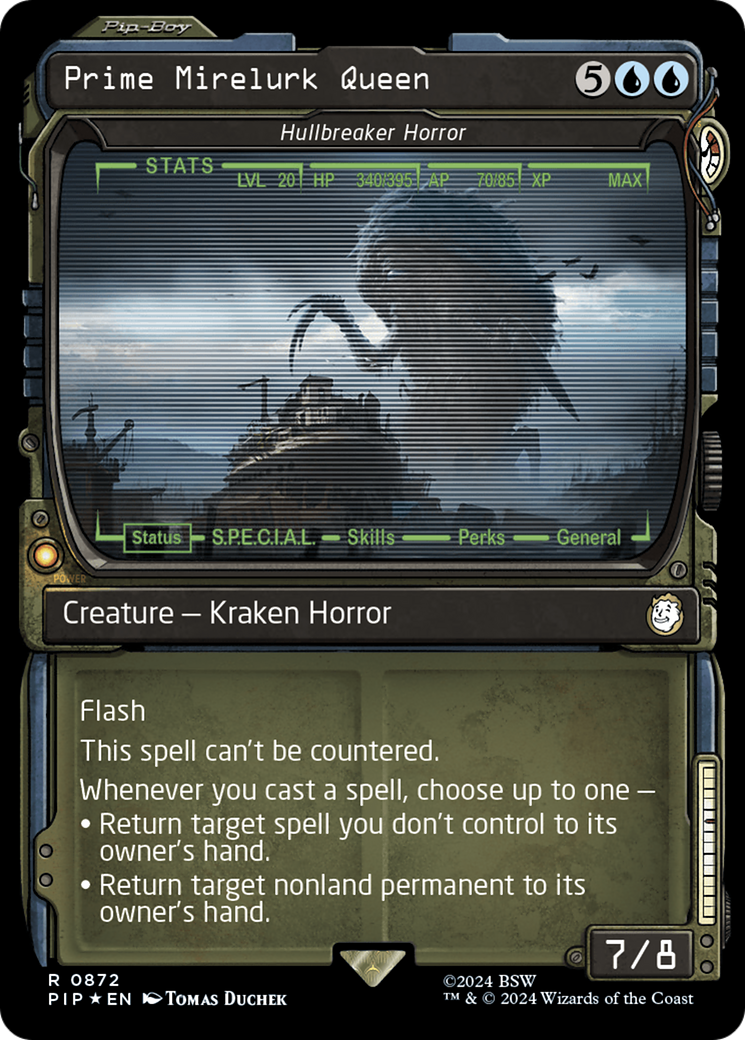 Prime Mirelurk Queen – Hullbreaker Horror (Showcase) (872) Surge Foil - Fallout