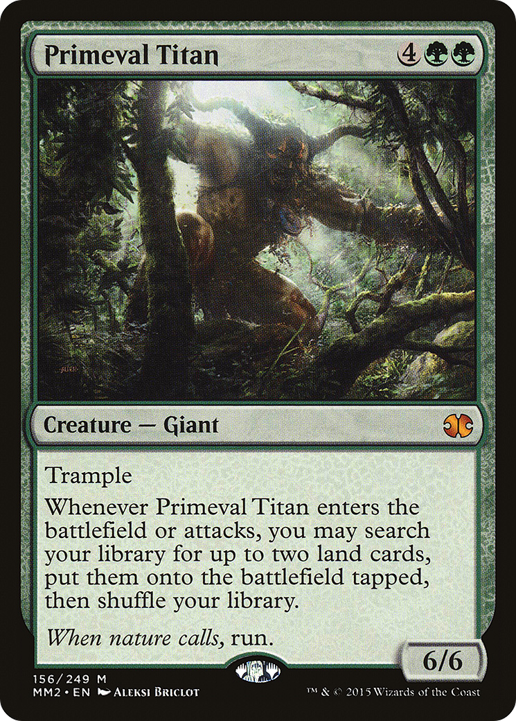 Primeval Titan (156) Foil - Modern Masters 2015