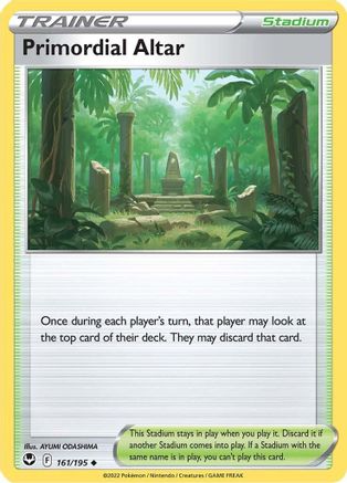 Primordial Altar (161) Reverse Holofoil - Silver Tempest