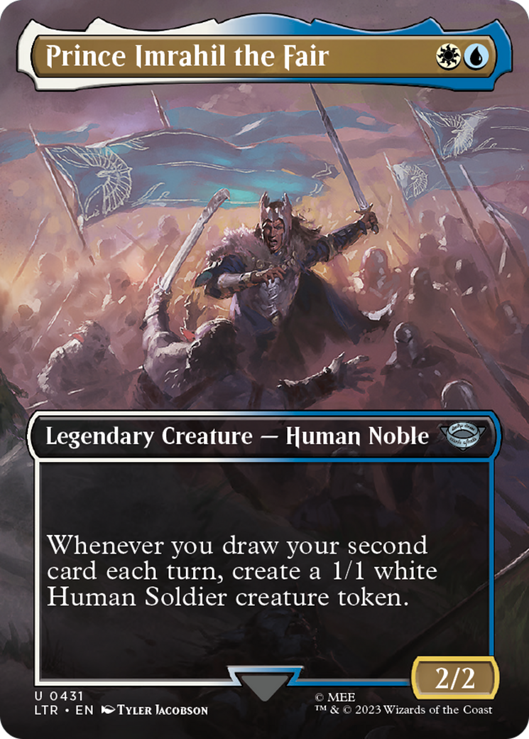 Prince Imrahil the Fair (Borderless) (431) Foil - The Lord of the Rings: Tales of Middle-earth