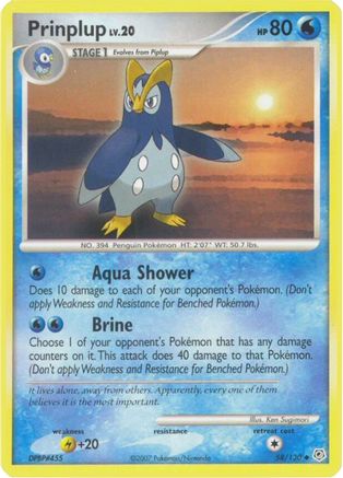 Prinplup (58) Reverse Holofoil - Diamond & Pearl