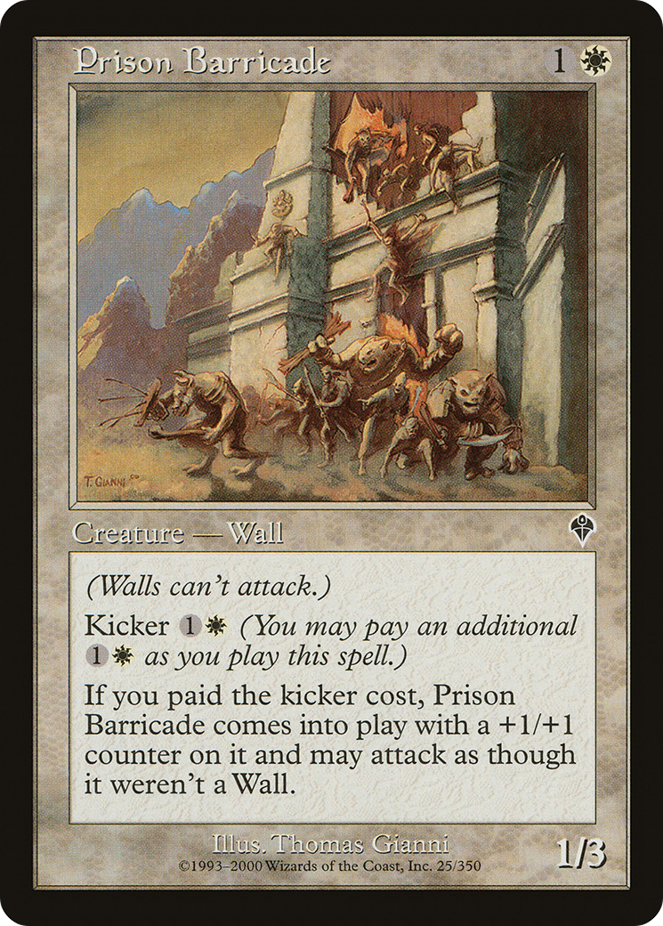 Prison Barricade (025) - Invasion