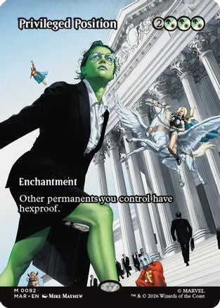 Privileged Position (092) Foil - Marvel Universe