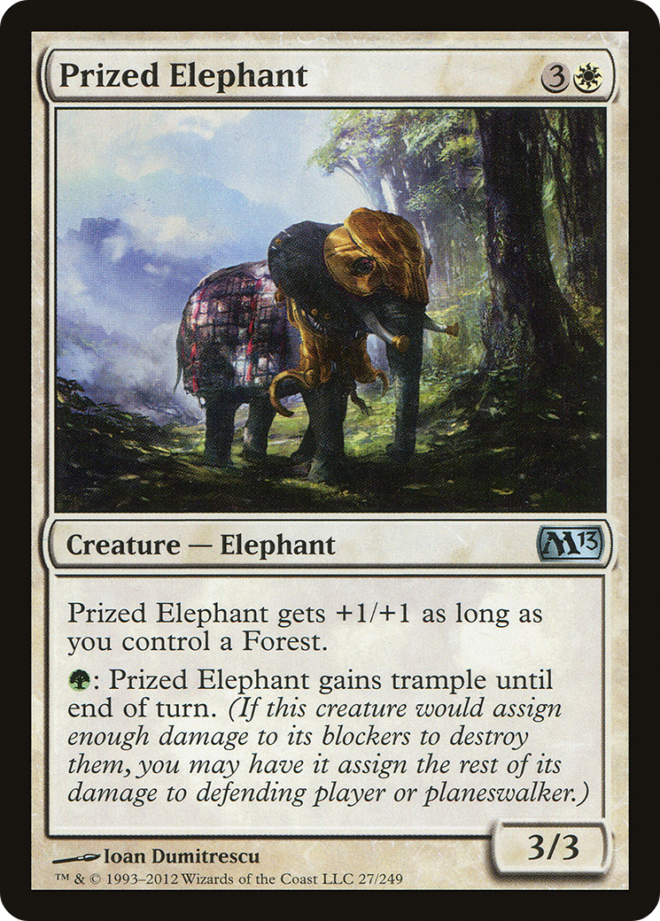 Prized Elephant (027) Foil - Magic 2013