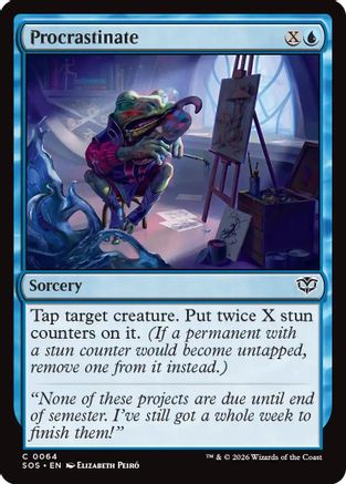 Procrastinate (064) Foil - Secrets of Strixhaven