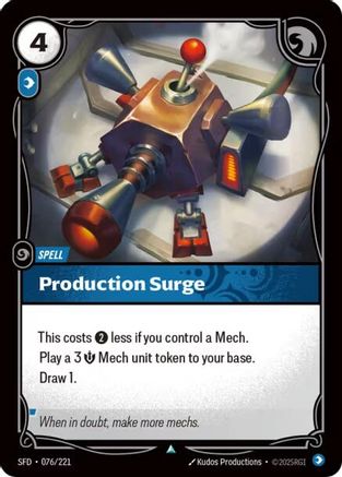 Production Surge (076) Foil - Spiritforged